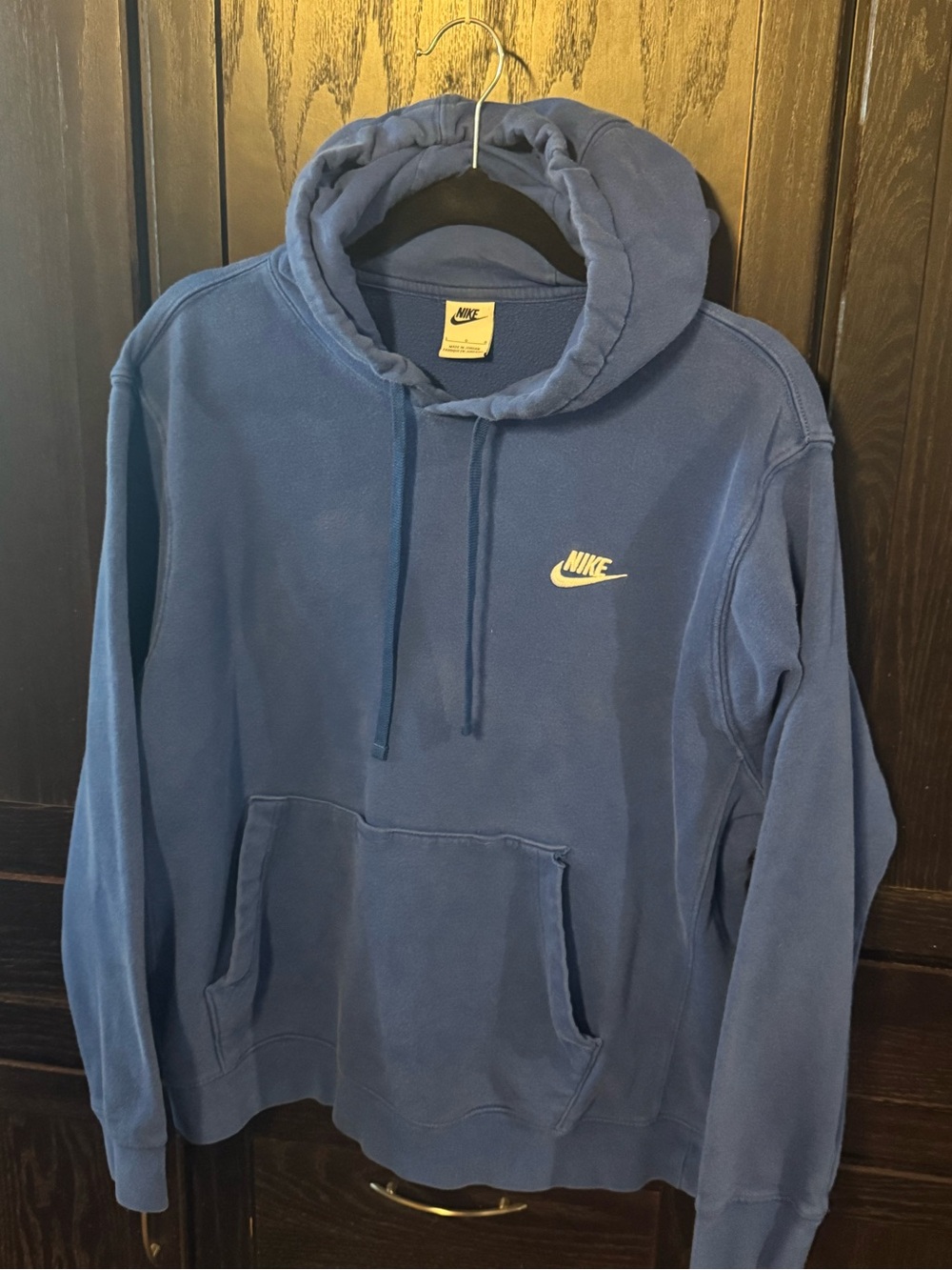 Nike Men's Slate Blue Pullover Hoodie